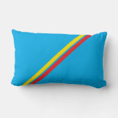 マルタ魚釣りボートラッキーアイカラフル ランバークッション (裏面)