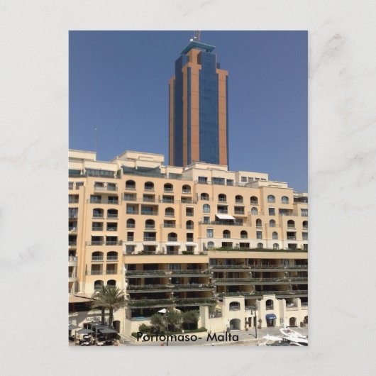 マルタ2008 015, Portomaso – マルタ ポストカード (正面)
