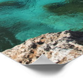 マルタ、コミノ島、ブルーラグーン ポスター (角)