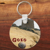 マルタ・ゴゾ・シェル・アンド・タワー キーホルダー (正面)