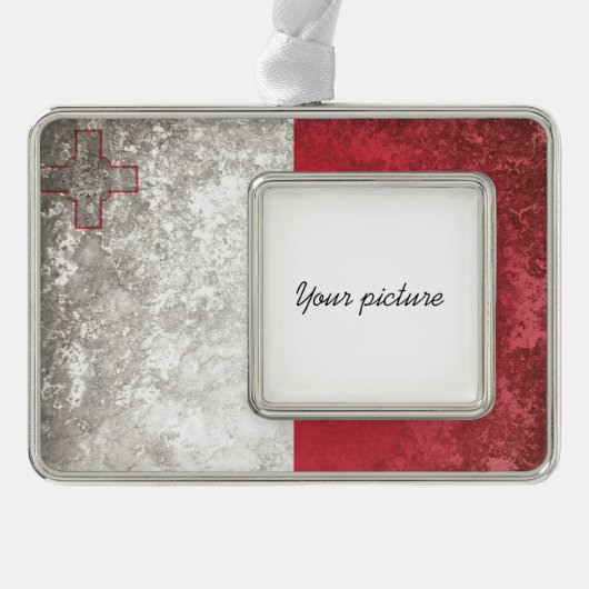 マルタ シルバープレートフレームオーナメント (正面)