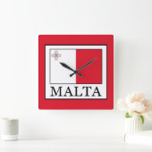 マルタ スクエア壁時計 (ホーム)