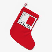 マルタ スモールクリスマスストッキング (正面 (吊り時))