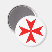 マルタ・テンプル騎士赤十字宗教シンボル マグネット (正面/裏面)