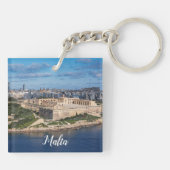 マルタ・バレッタの砦マノエルとスリエマ キーホルダー (裏面)