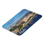 マルタ・バレッタの砦マノエルとスリエマ マグネット (左側)