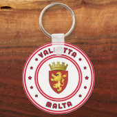 マルタ・バレッタ・コート・オブ・アームズ キーホルダー (正面)