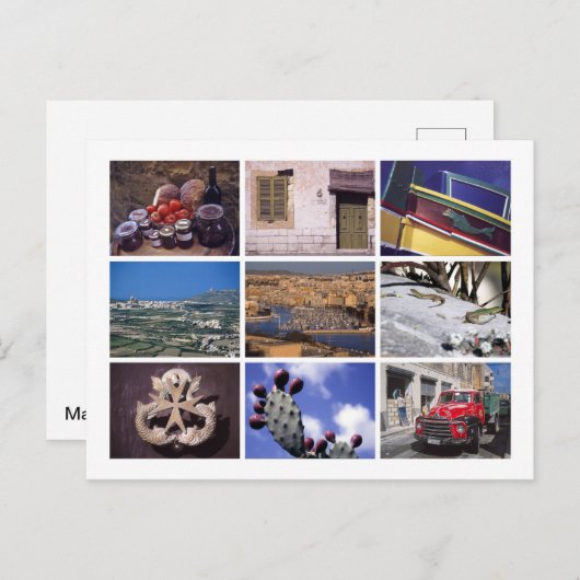 マルタ ポストカード (正面/裏面)