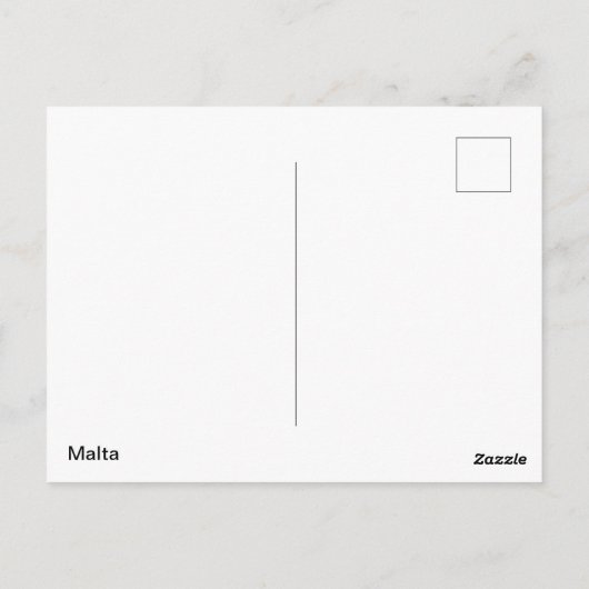 マルタ ポストカード (裏面)