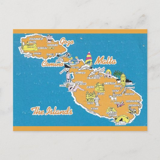 マルタ ポストカード (正面)