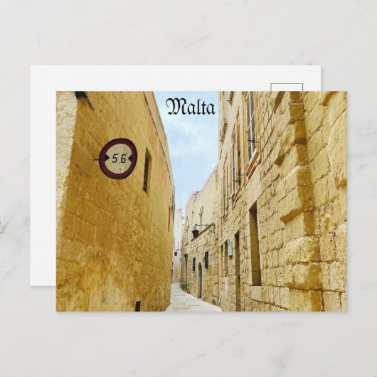 マルタ ポストカード (正面/裏面)