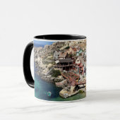 マルタ，ポパイ村とカラフルハウス マグカップ (正面左)