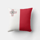 マルタ(マルチーズ)フラグ クッション (裏面)