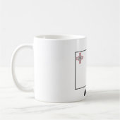 マルタ(マルチーズ)フラグ コーヒーマグカップ (左)