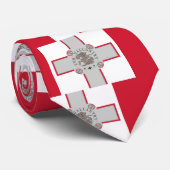 マルタ、モルディブのの海軍ジャック旗 ネクタイ (ロール)