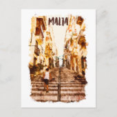 マルタ・ヨーロッパ島建築 ポストカード (正面)