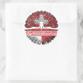 マルタMaltesisch Schweizer Schweiz Baum Wurzel ラウンドシール (バッグ)