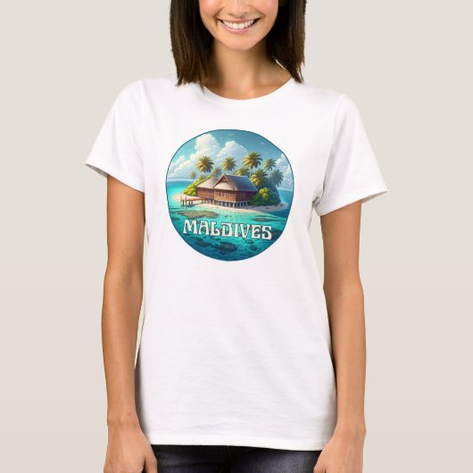 マルダイブ共和国 Tシャツ (正面)