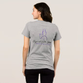 マルチカラーの文字入りAAOH Tシャツ (裏面全面)