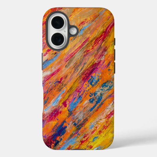 マルチカラーの模様のスマホケース Case-Mate iPhoneケース (裏面)