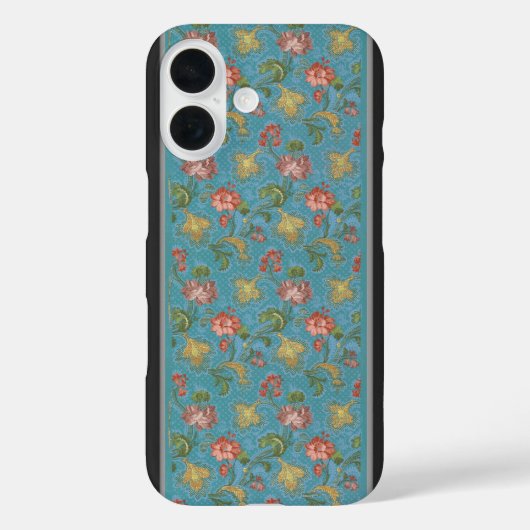 マルチカラーの花柄 Case-Mate iPhoneケース (裏面)