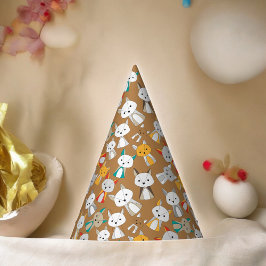 マルチカラーキツネ漫画 パーティーハット