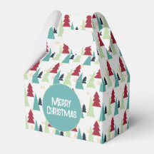 マルチカラークリスマスツリーパターン