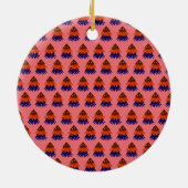 マルチカラークリスマスツリー - オーナメント (裏面)