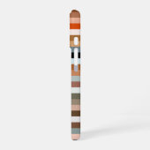 マルチカラーストライプ柄iPhoneケース iPhone 16ケース (左側面)