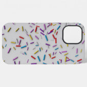 マルチカラースプリンクル iPhoneケース (裏面横)