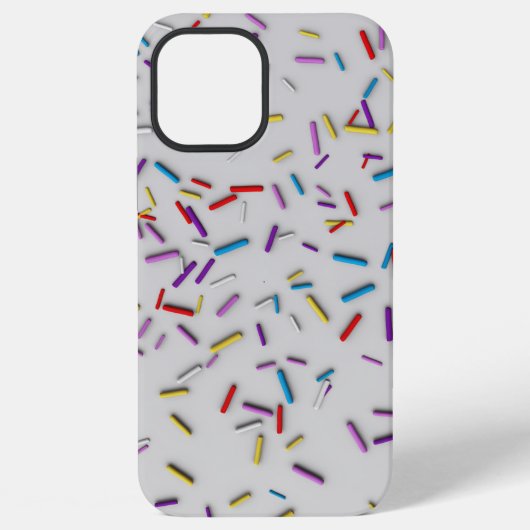 マルチカラースプリンクル iPhoneケース (裏面)