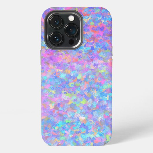 マルチカラードットアート iPhoneケース (裏面)