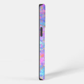 マルチカラードットアート iPhoneケース (右側面)