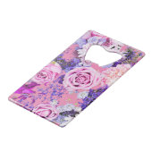 マルチカラーフラワーズクレジットカードボトルオープナー クレジットカード栓抜き (裏面アングル)