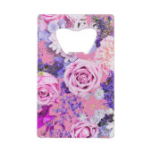 マルチカラーフラワーズクレジットカードボトルオープナー クレジットカード栓抜き (裏面)