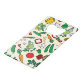 マルチカラーベジタブルクレジットカードボトルオープナー クレジットカード栓抜き (正面アングル)