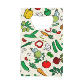 マルチカラーベジタブルクレジットカードボトルオープナー クレジットカード栓抜き (裏面)