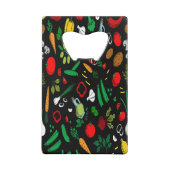 マルチカラーベジタブルクレジットカードボトルオープナー クレジットカード栓抜き (裏面)