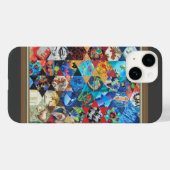 マルチカラーポップアート柄 Case-Mate iPhoneケース (裏面 (横))