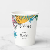 マルチカラーリーフ ブライダルシャワー 紙コップ (正面)