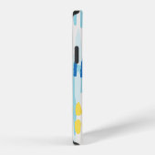 マルチカラー抽象画シームレス背景 iPhoneケース (右側面)