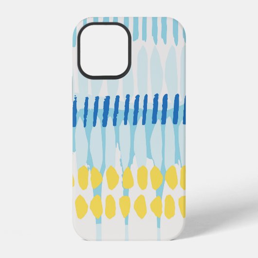 マルチカラー抽象画シームレス背景 iPhoneケース (裏面)