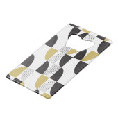 マルチカラー抽象芸術クレジットカードボトルオープナー クレジットカード栓抜き (正面アングル)