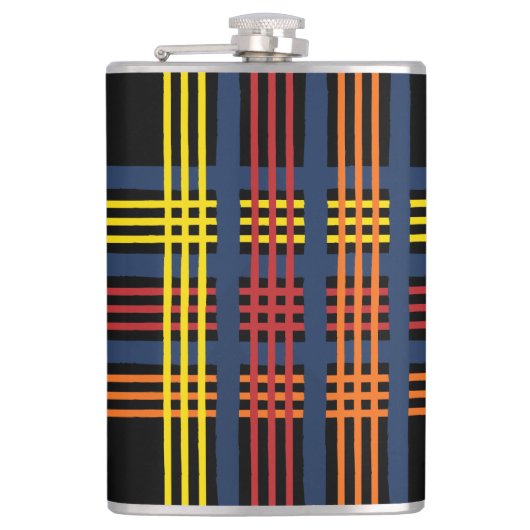 マルチカラー抽象芸術フラスコ フラスク (正面)