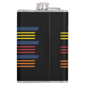 マルチカラー抽象芸術フラスコ フラスク (裏面)