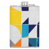 マルチカラー抽象芸術フラスコ フラスク (裏面)