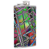 マルチカラー抽象芸術フラスコ フラスク (右)