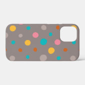 マルチカラー水彩ドット 3 Case-Mate iPhoneケース (裏面 (横))