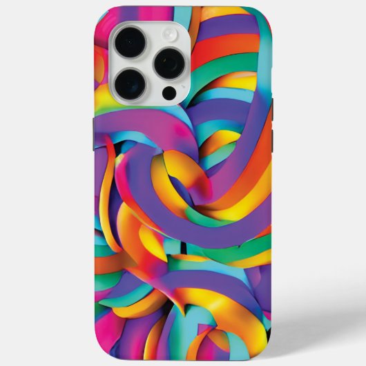 マルチカラー背景 Case-Mate iPhoneケース (裏面)