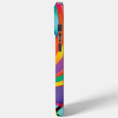 マルチカラー背景 Case-Mate iPhoneケース (裏面 / 左)